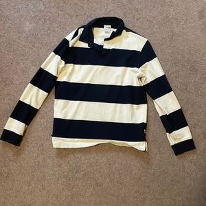 North face striped sweater